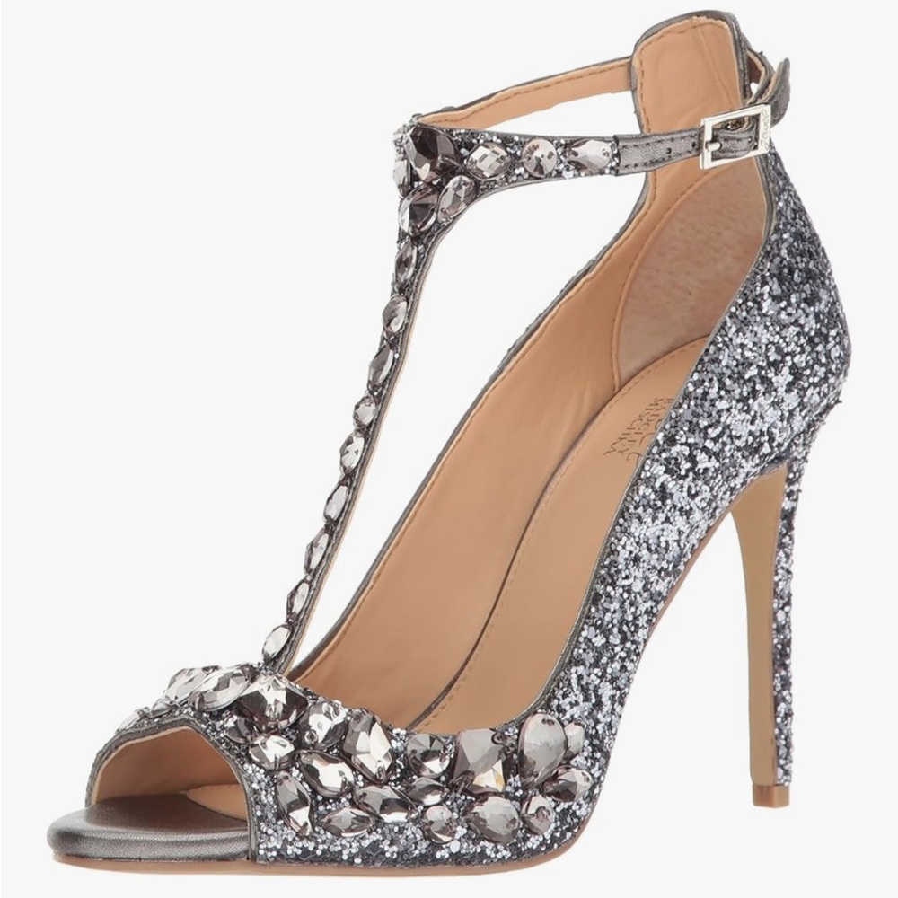 Jewel Badgley Mischka Conroy t strappy heel sandal